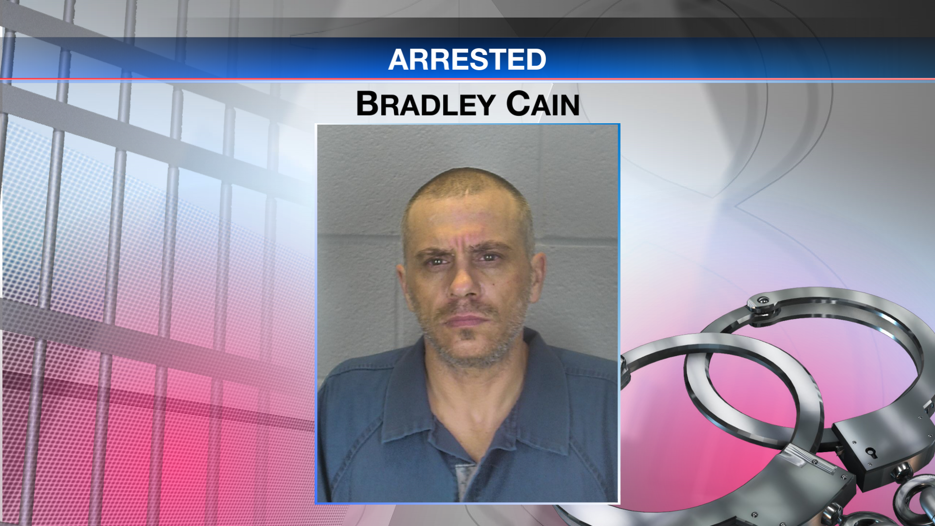 Bradley Cain mugshot